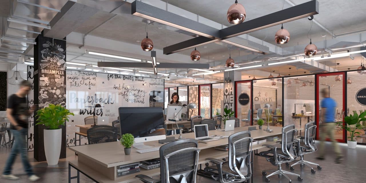 Modern coworking space