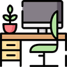 Equipped desks